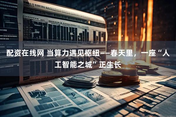 配资在线网 当算力遇见枢纽——春天里，一座“人工智能之城”正生长